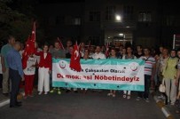 Çanakkale'de Sağlık Çalışanları Demokrasi Nöbetinde