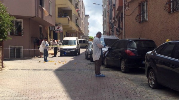 Kızının gözü önünde tarandı