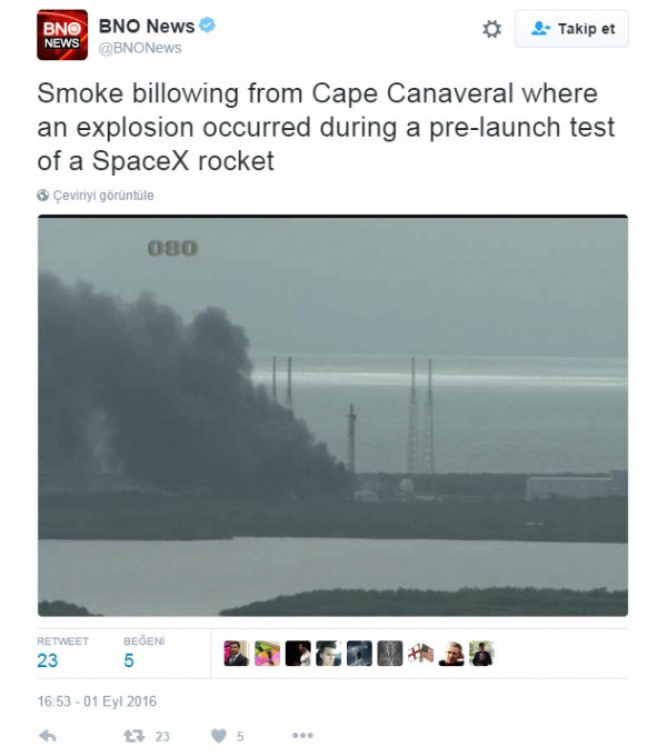 ABD'de büyük patlama