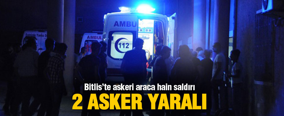 Bitlis'te askeri araca saldırı