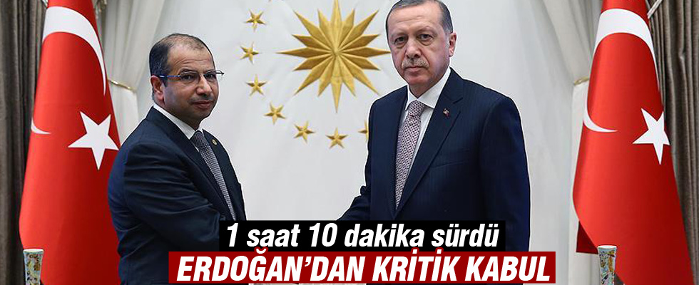 Cumhurbaşkanı Erdoğan, Cuburi'yi kabul etti