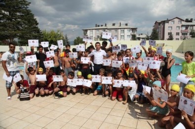 Seydişehir Belediyesi Yüzme Kursları Sertifika Töreni İle Sona Erdi
