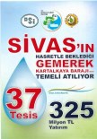 Sivas'a 325 Milyon Liralık Yatırım