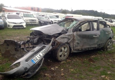 Ünye'de trafik kazası: 1 ölü, 3 yaralı