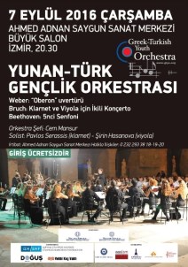 Yunan-Türk Gençlik Orkestrası Sanatseverlerle Buluşacak