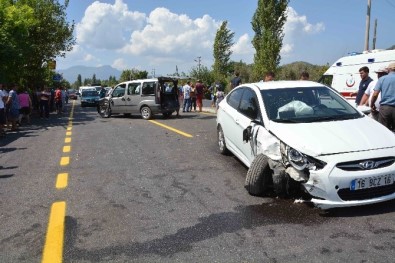 Ortaca'da Trafik Kazası; 1 Yaralı