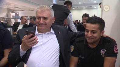 Başbakan Yıldırım, polis memuru için telefonda kız istedi