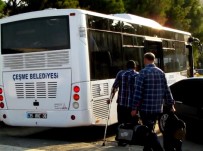 UMUT YOLCULUĞU - Çeşme'de 161 Kaçak Göçmen Yakalandı