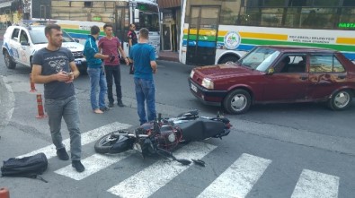 Yarım Saat İçinde 2 Ayrı Motosiklet Kazası Açıklaması 2 Yaralı