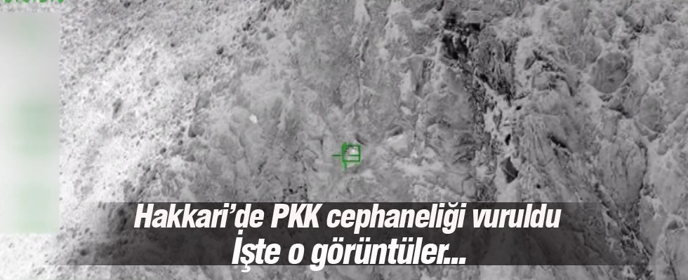 Hakkari'de PKK cephaneliği vuruldu: 2 terörist öldürüldü
