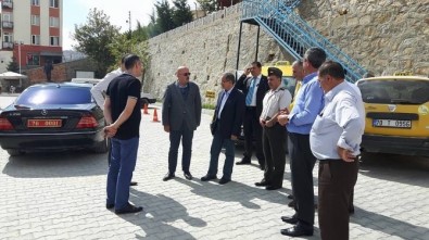 Vali Tapsız, Belediye Başkanı Samur'u Ziyaret Etti