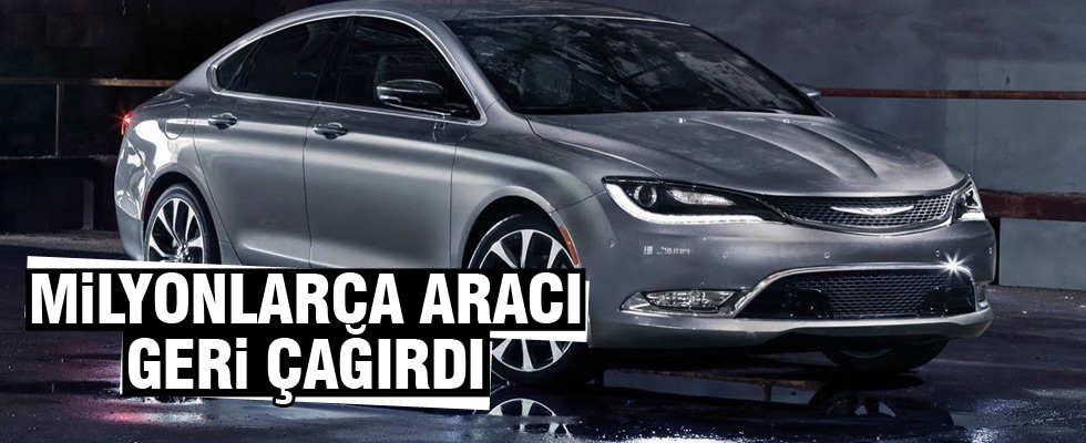 Fiat Chrysler, 1,9 milyon aracı geri çağırıyor