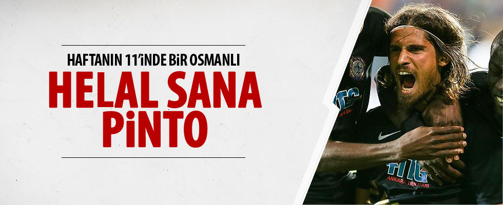 Pinto, UEFA'da haftanın en iyi 11'inde