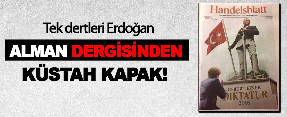 Alman dergisinden alçak kapak