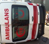 Ambulans Kaza Yaptı Açıklaması 5 Yaralı