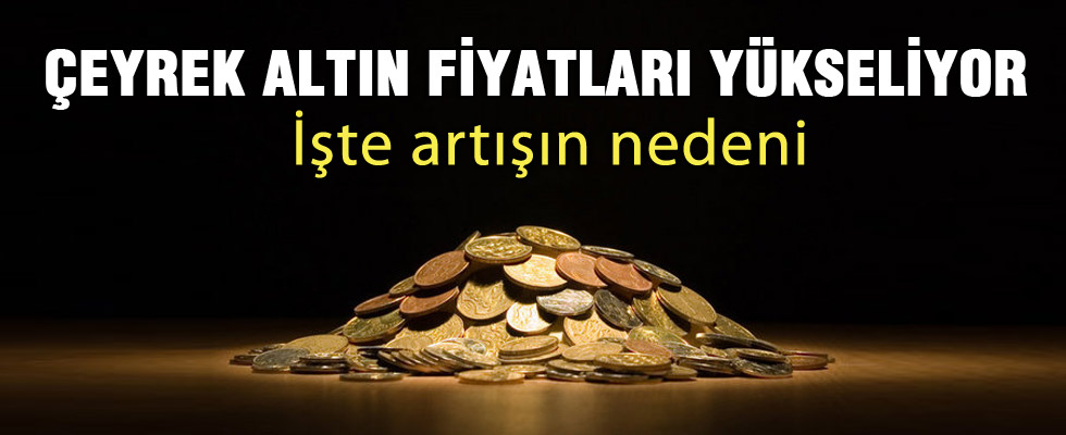 Çeyrek altın ve altın fiyatları 19.09.2016