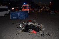 Motosikletle Otomobil Çarpıştı Açıklaması 1 Ölü, 3 Yaralı
