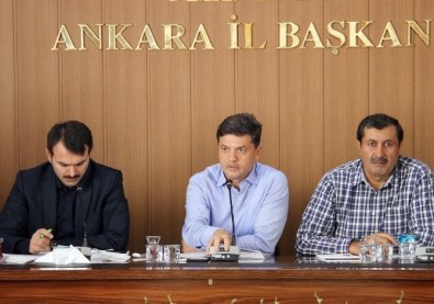 AK Parti Ankara İl Başkanlığı İlçe Başkanları Toplantısı Yapıldı