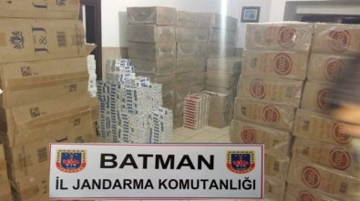 Batman'da 58 Bin Paket Kaçak Sigara Ele Geçirildi