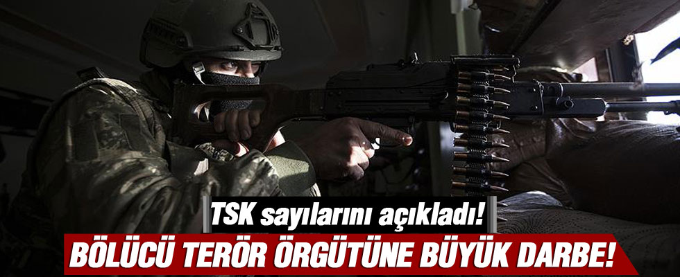 TSK: 63 terörist etkisiz hale getirildi
