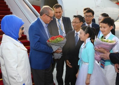 Cumhurbaşkanı Erdoğan, G20 İçin Hangzhou'da