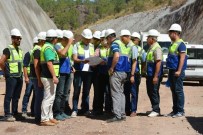 KORKULUK - DSİ Bölge Müdürü Coşkun, Küçük Aksu Barajı'nı İnceledi