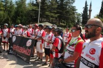 TÜRBE ZİYARETİ - 'Kurtuluş'tan Kurtuluşa Bisiklet Turu' Söğüt'ten Başladı
