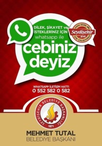Seydişehir Belediyesi'nden 'Whatsapp İletişim Hattı'' Hizmeti