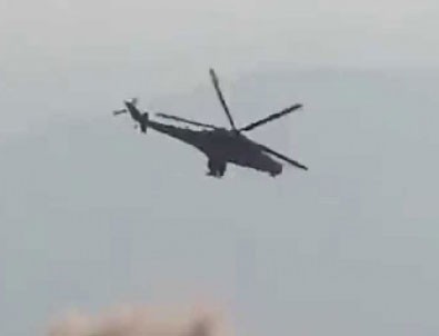 Suriye'de Rus helikopteri düşürüldü!