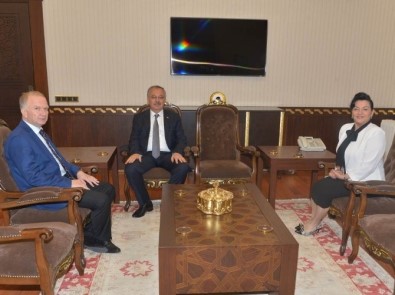 Vali Özdemir Ve Ceylan'dan Vali Civelek'e Ziyaret