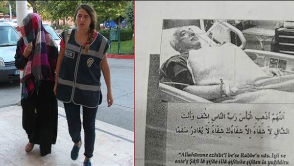 Gülen için dua notu...