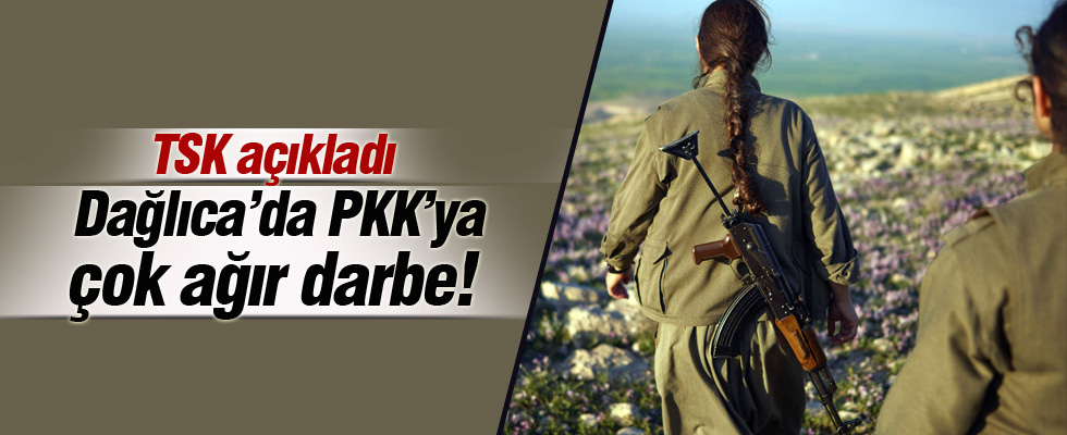 Dağlıca'da PKK'ya çok ağır darbe