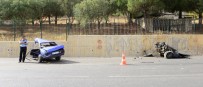 ULUCAK - Otomobil İkiye Ayrıldı Açıklaması Korkunç Kaza Kamerada
