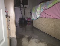 OKUL İNŞAATI - Sağanak Yağış Nedeniyle Zemin Katları Su Bastı