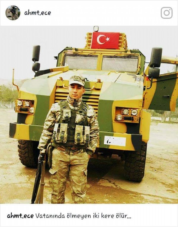 Kağızman'da şehidiyle ilgili acı tesadüf