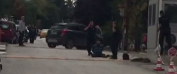 İsrail Büyükelçiliği önünde hareketli anlar