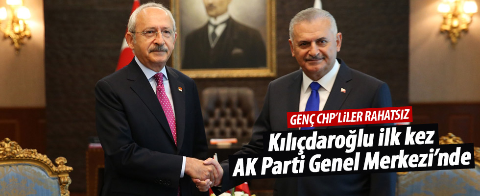 Kılıçdaroğlu, ilk kez AK Parti Genel Merkezi'nde