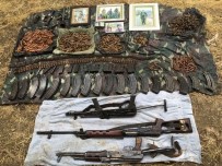 SİLAH DEPOSU - Beytüşşebap'ta PKK'nın Silah Deposu Ele Geçirildi