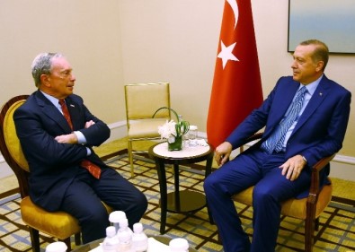 Cumhurbaşkanı Erdoğan, Michael Bloomberg'i Kabul Etti