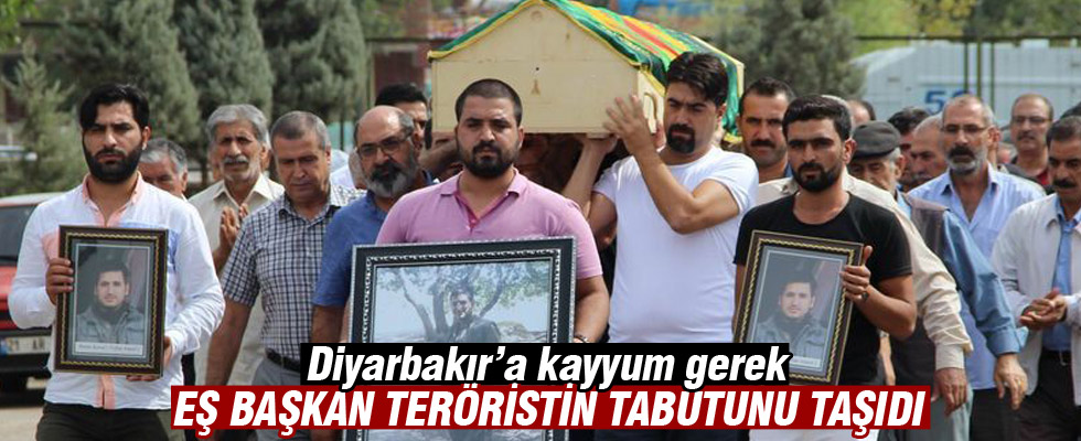 HDP’li vekiller terörist cenazesine katıldı