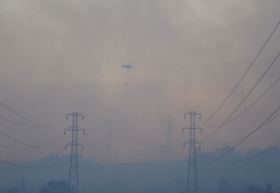 Mersin'deki Yangınla Mücadele Sürüyor
