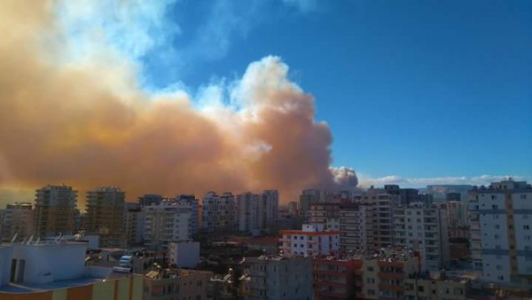 Mersin Erdemli'de orman yangını!