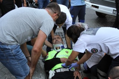 Fethiye'de Trafik Kazası Açıklaması 1 Polis Yaralı