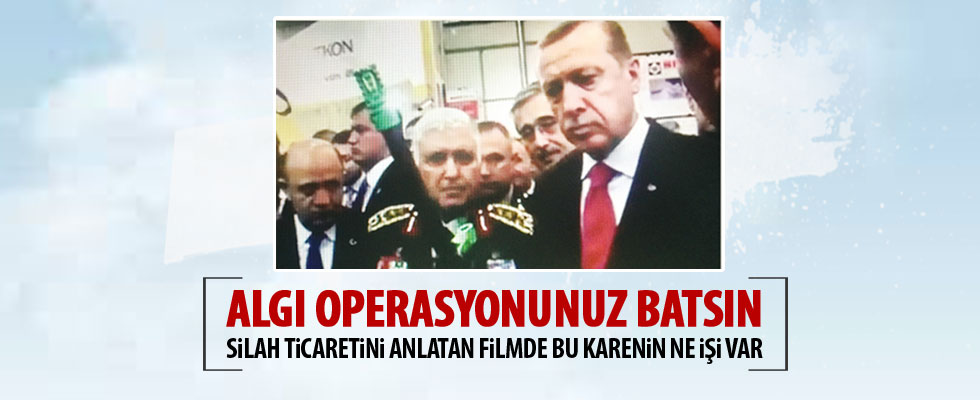 Hollywood filminde skandal görüntü