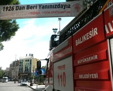 Balıkesir'de İtfaiye Haftası