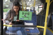 ÜCRETSİZ İNTERNET - Büyükşehir Otobüslerinde Ücretsiz İnternet Rağbet Görüyor