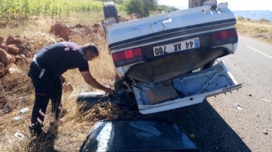 Doğanşehir'de Trafik Kazası Açıklaması 3 Yaralı
