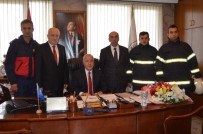 İTFAİYE MÜDÜRÜ - İtfaiye Personelinde Akdemir'e Ziyaret