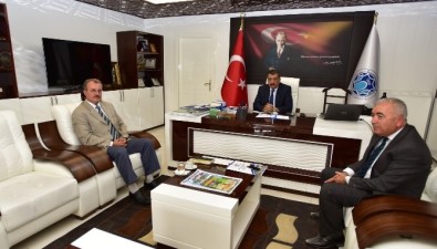 DSİ 92. Şube Müdürü Tüfekci Başkan Gürkan'ı Ziyaret Etti
