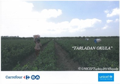 Carrefoursa'dan UNICEF'in 'Tarladan Okula' Projesine Destek